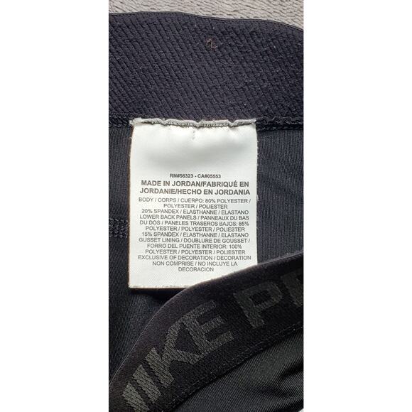 Nike Pro Women's Sz XS Leggings Dri-Fit Capri Length Compression Black Gym C15 - Picture 6 of 9